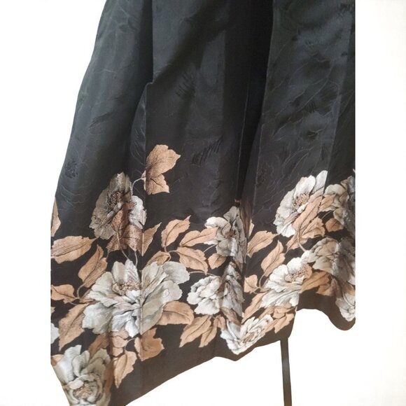 Black floral cocktail dress - Picture 6 of 8